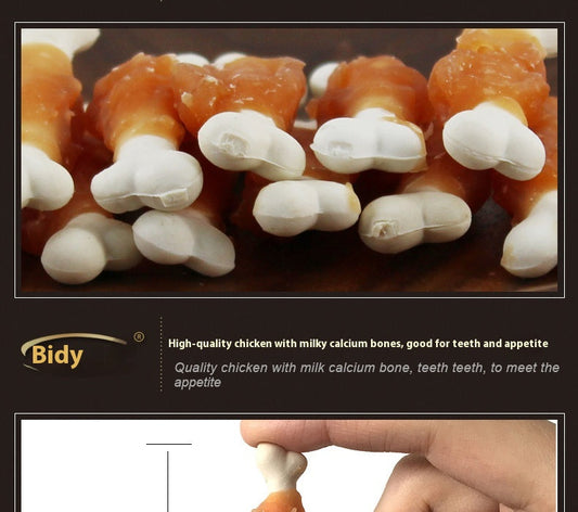 Chicken Wrapped Milk Bones 400g