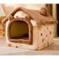 Foldable Enclosed Warm Dog House