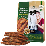 Smoked Rawhide Chicken Dog Treats