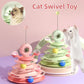 4-Level Interactive Cat Toy Tower