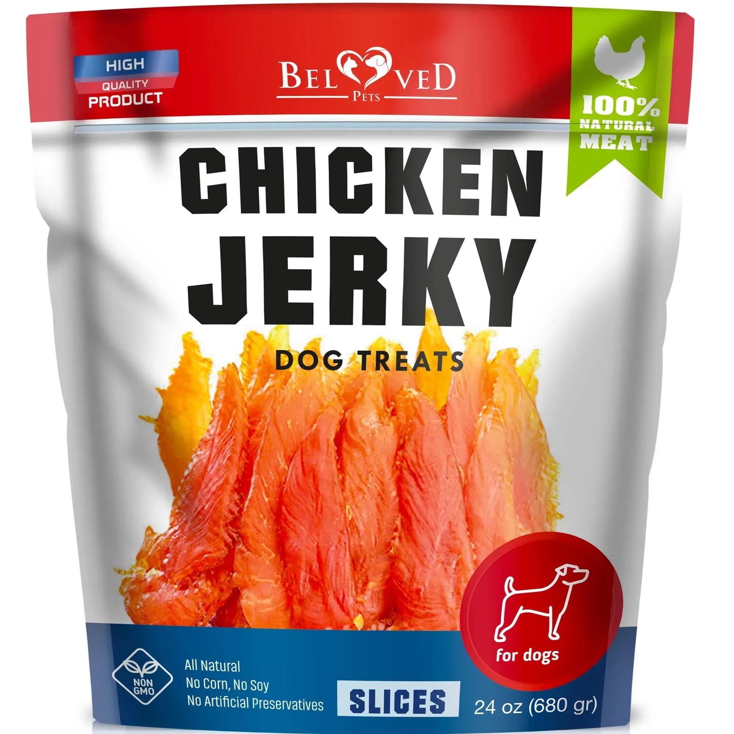Chicken Jerky Dog Treats Organic